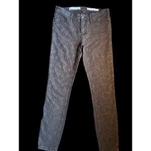 Anthropologie Pilcro And Letterpress Jeans Size 27 Ankle Skinny Olive Green